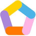 Logo 5G pentagone