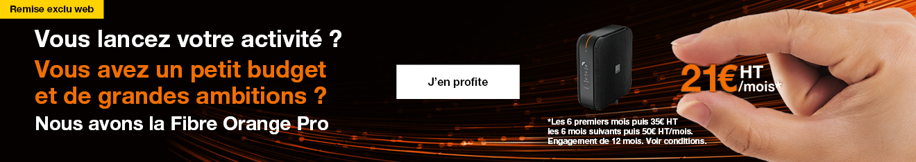Livebox Pro fibre - remise créateur